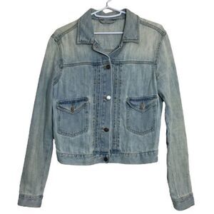 Gap 1969 Jean Jacket Size S Light Blue 100% Cotton Denim